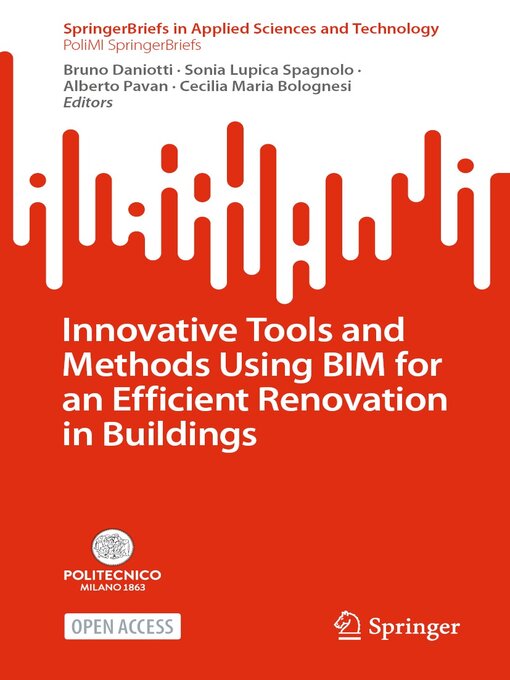 Title details for Innovative Tools and Methods Using BIM for an Efficient Renovation in Buildings by Bruno Daniotti - Available